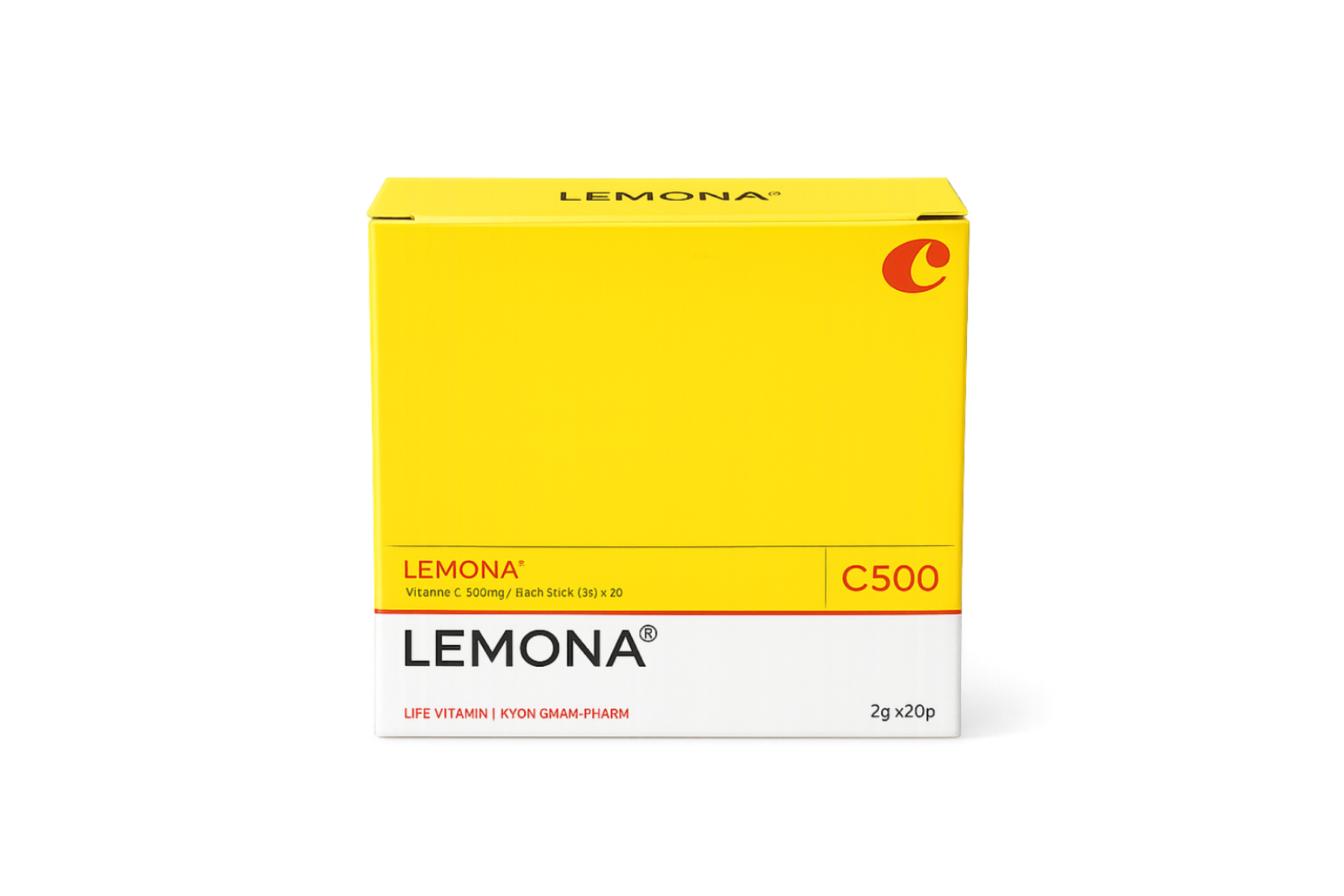 LEMONA vitamin C 500mg stick packs Korean supplement lemon flavor
